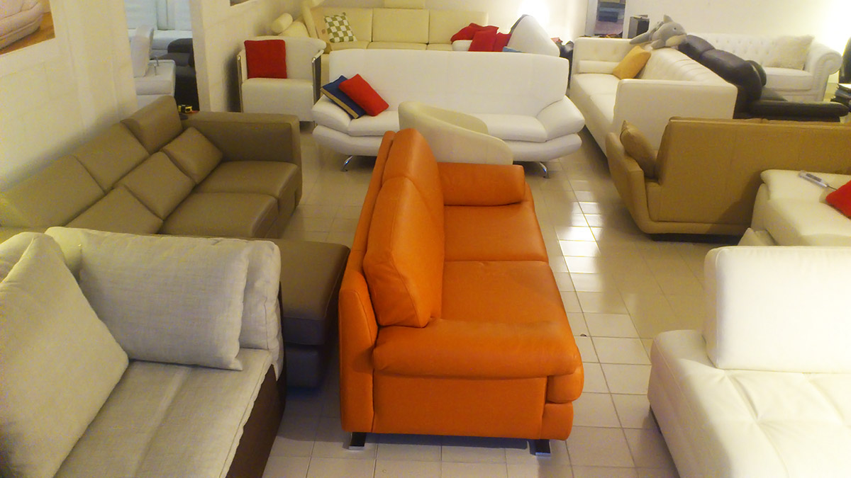 Divano pelle giallo: divano letto singolo in tessuto color giallo ...