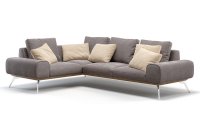 Divano Antares versione angolare in tessuto  microfibra 215 x 300 cm  
