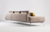 Divano Antares 3 posti 240 cm in tessuto microfibra lato b