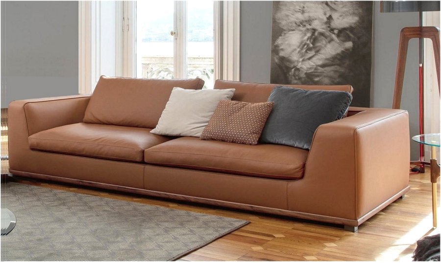 Divano neo classico in pelle primo fiore Berger 3 posti 240 cm 