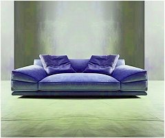 Divano moderno Bluemoon poltrona 150 cm