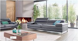 Divano moderno e design Figaro 3 posti 240 e due posti 200 cm