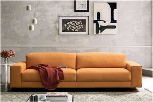 Divano moderno Leonardo 3 posti 240 cm 