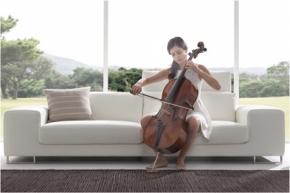 Divano design Musica 3 posti grande 270 cm
