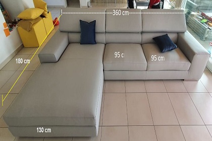 Offerta: angolare 360 x 180 cm Whynot