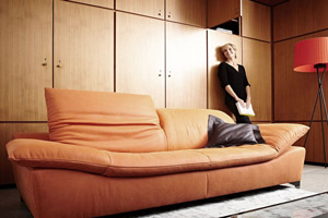 Divano in pelle Honey